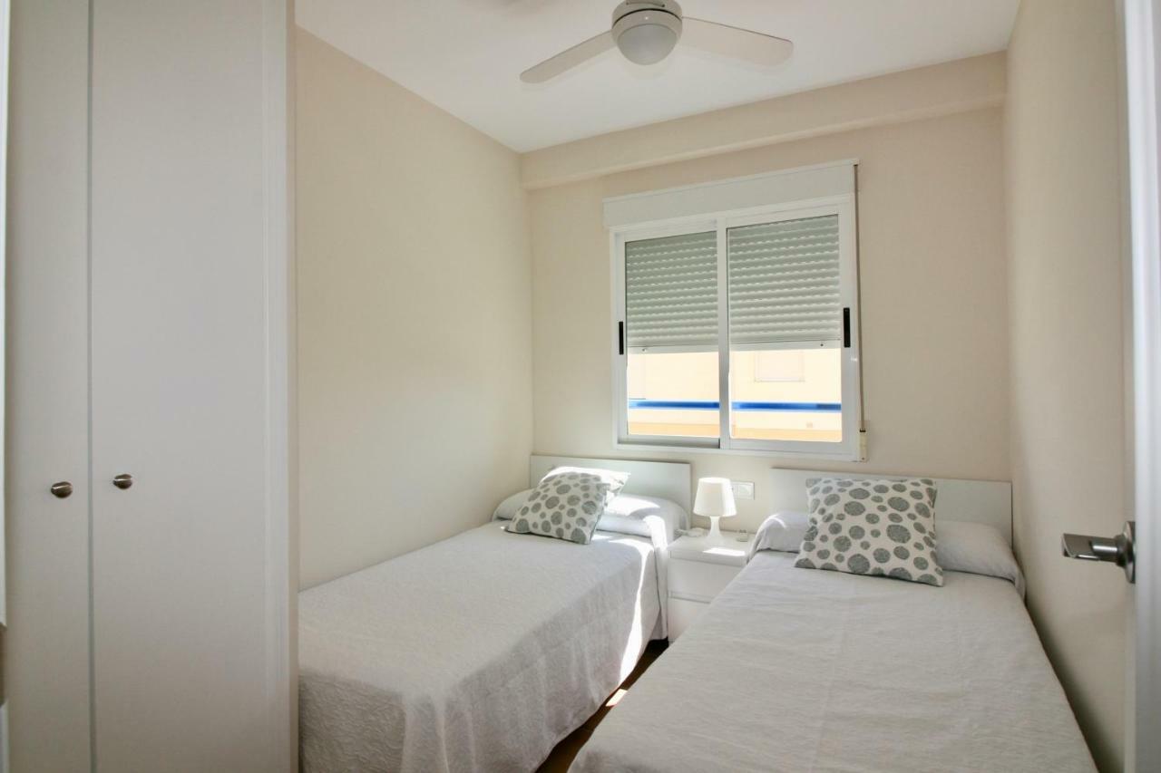 Apartamento Con Piscina Y Vistas Al Mar Aguamarina 36 Oliva Esterno foto